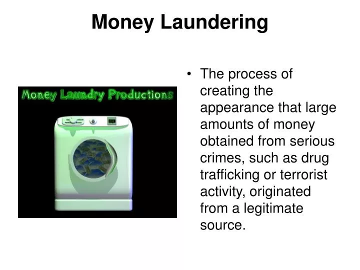 power point presentation on money laundering