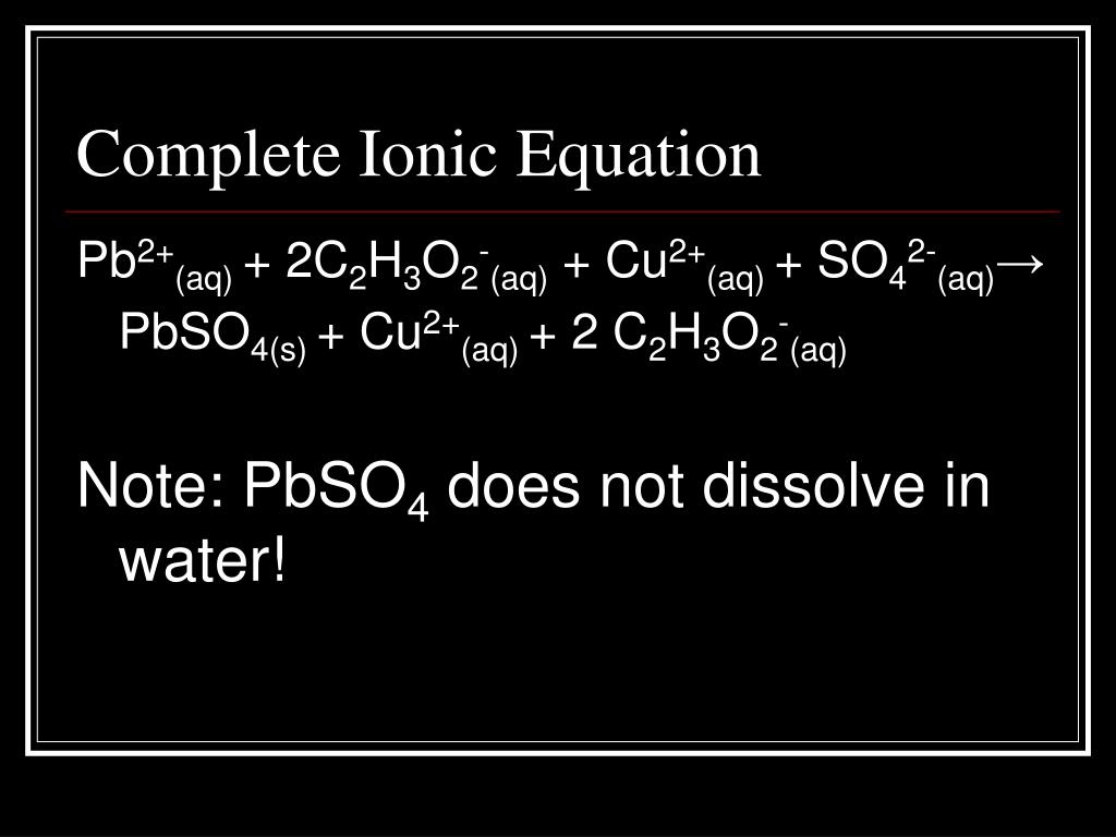 PPT - Net Ionic Equations PowerPoint Presentation, free download In Net Ionic Equations Worksheet