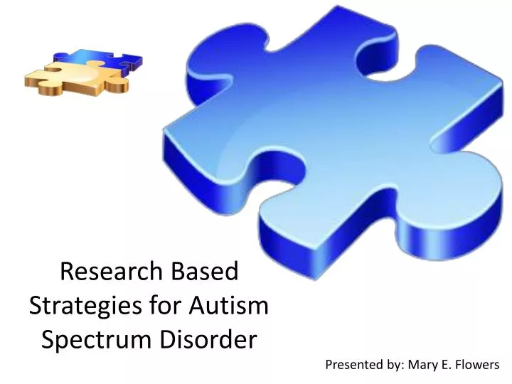 research based strategies for autism spectrum disorder n.