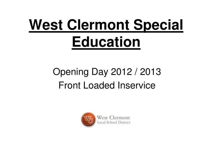 west clermont special education n.