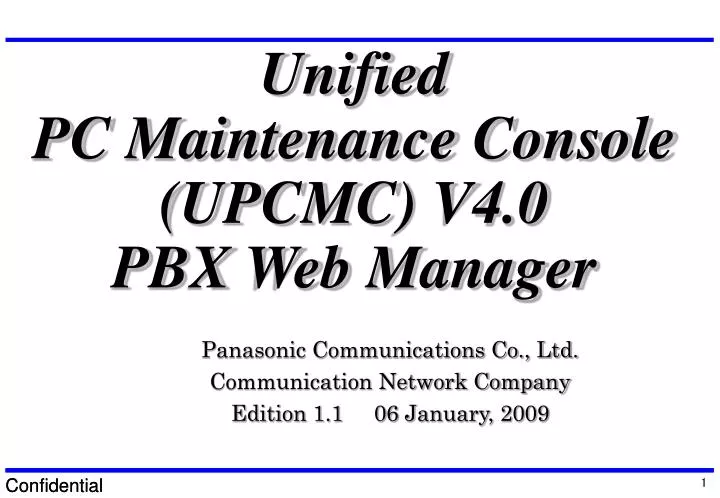 Panasonic Unified Pc Maintenance Console Download