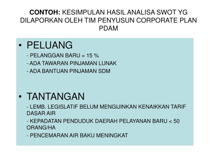 Contoh Analisis Swot Organisasi Ppt - Simak Gambar Berikut