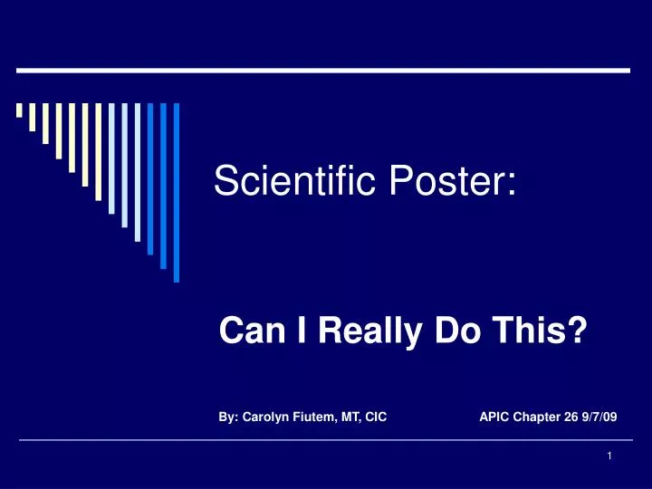 scientific poster n.