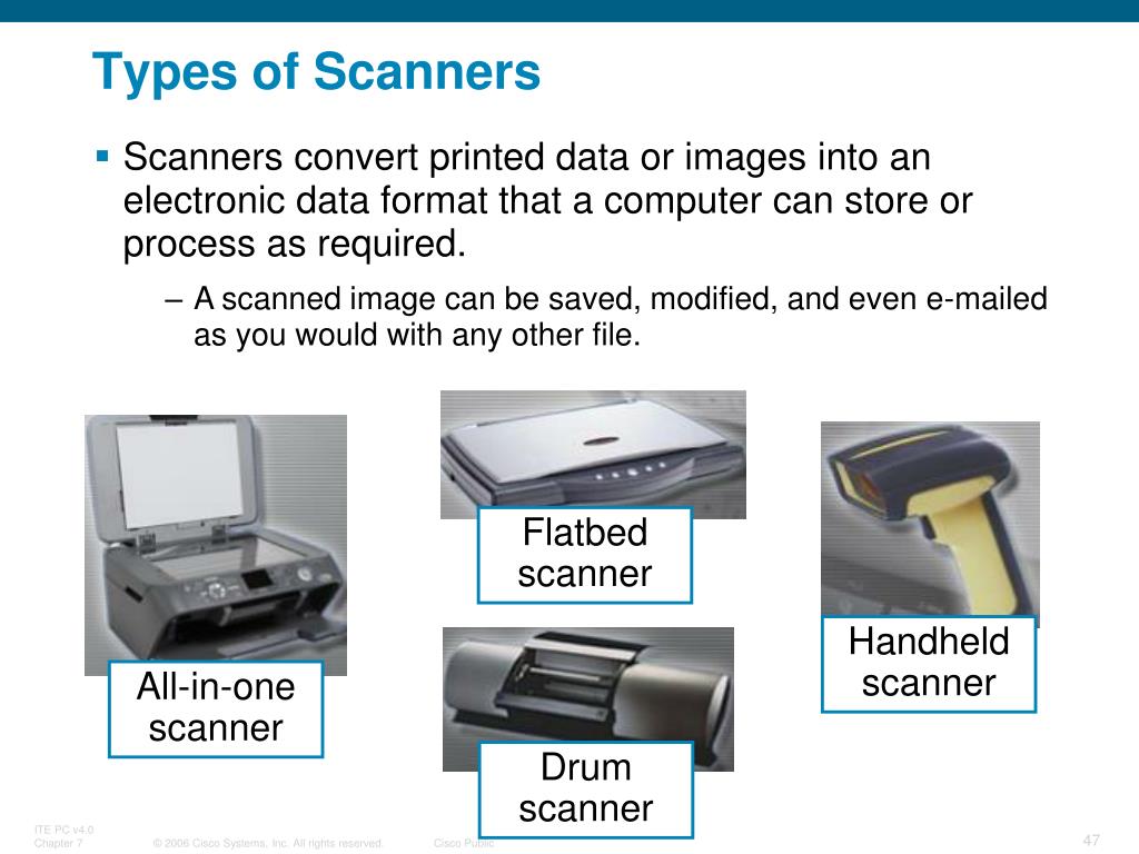 PPT Chapter 7 Printers and Scanners PowerPoint Presentation, free
