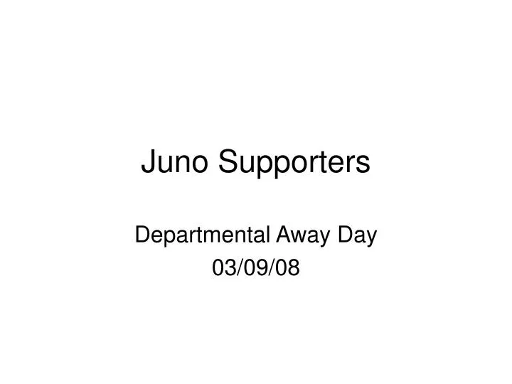 juno supporters n.