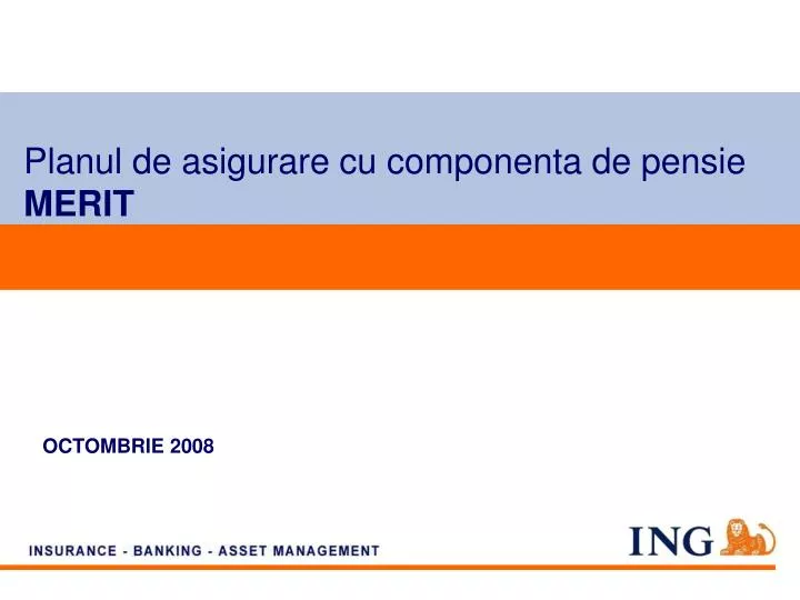 Ppt Planul De Asigurare Cu Componenta De Pensie Merit Powerpoint Presentation Id 4575892
