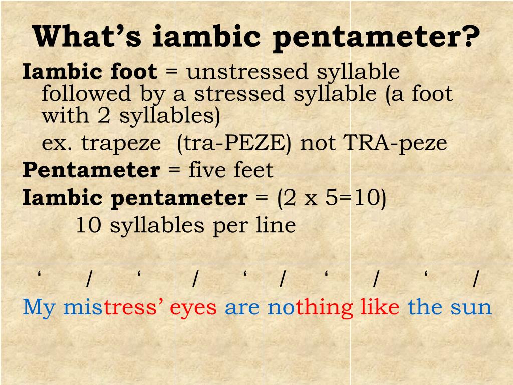 iambic pentameter sonnet quizlet iambic pentameter sonnet quizlet