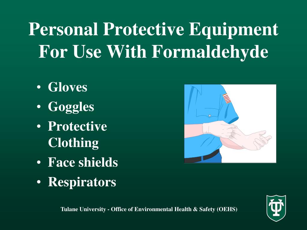 Ppt osha formaldehyde standard 29 cfr 1910 1048 powerpoint