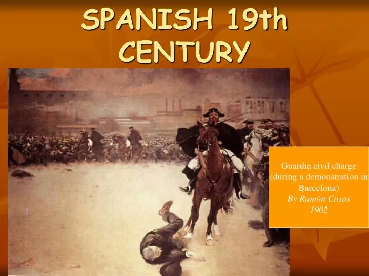 spanish 19th century n.