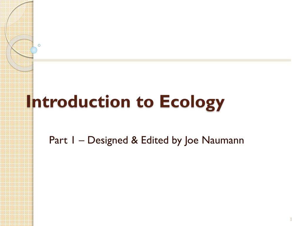 PPT - Introduction to Ecology PowerPoint Presentation, free 