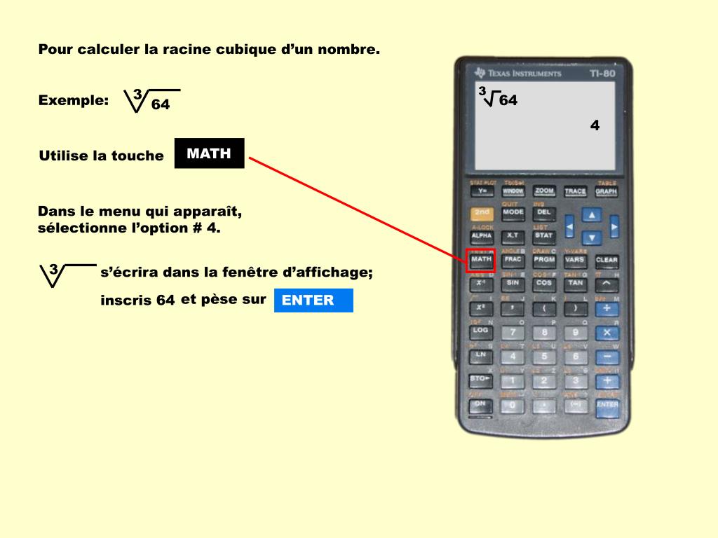 PPT - Calculatrice TI-80 PowerPoint Presentation, free download - ID:4581998