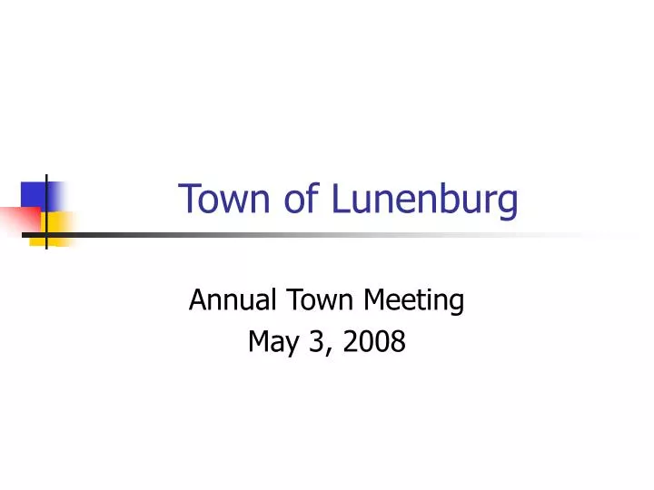 town of lunenburg n.