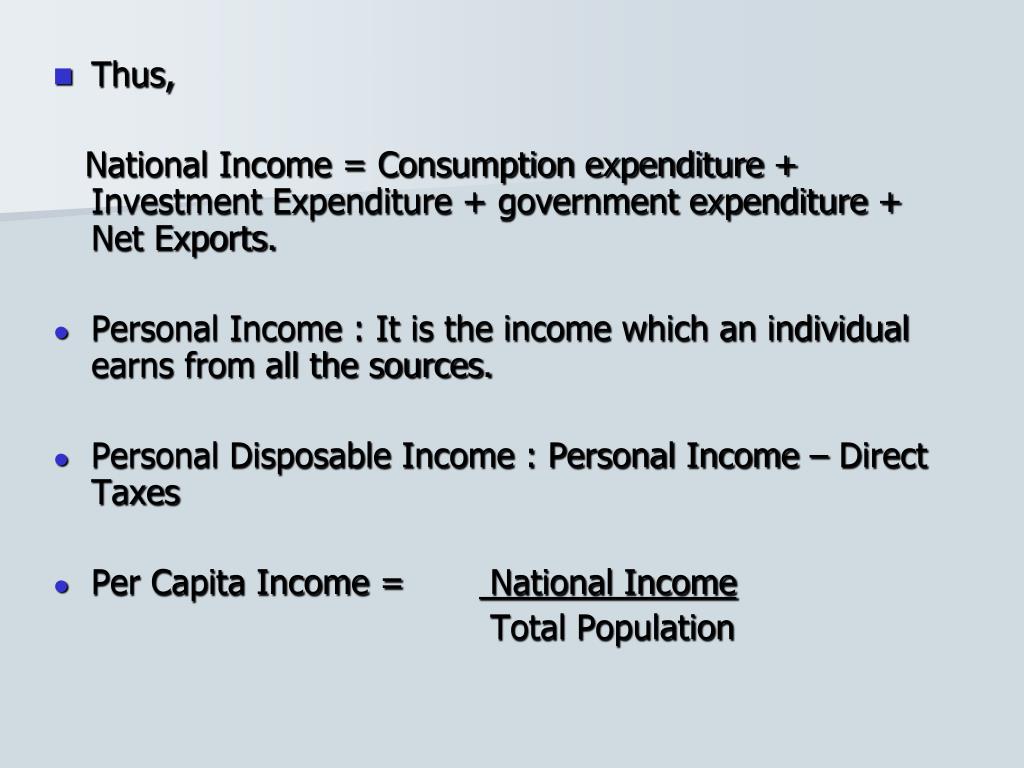 PPT - National Income and Related Aggregates PowerPoint Presentation ...