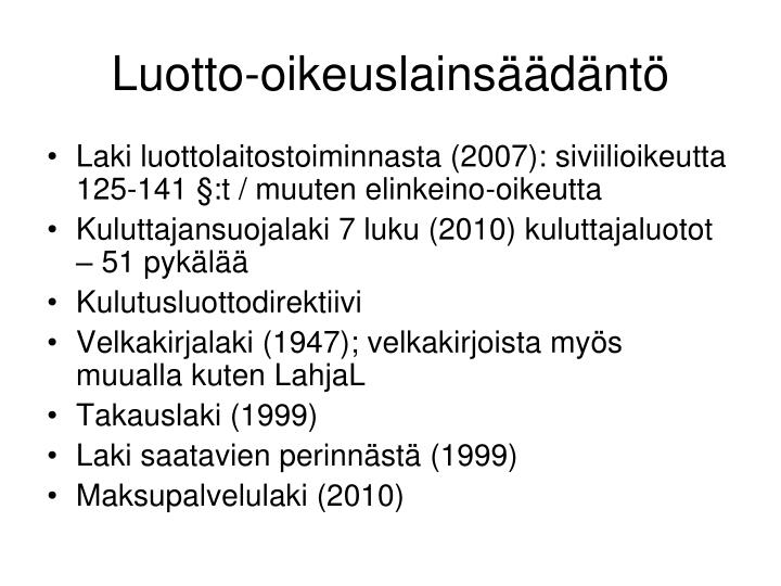 Laki saatavien perinnästä Laki saatavien perinnästä