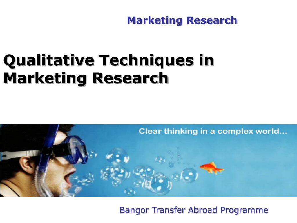 qualitative research techniques in marketing