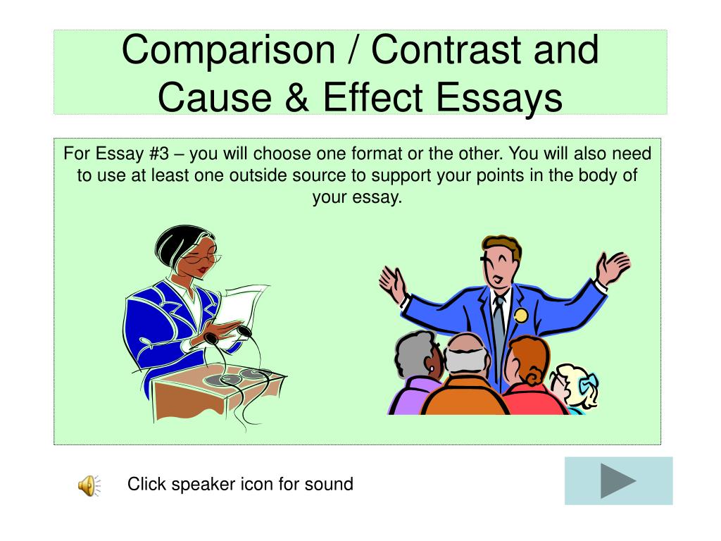 comparison and contras