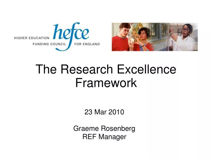 the research excellence framework n.