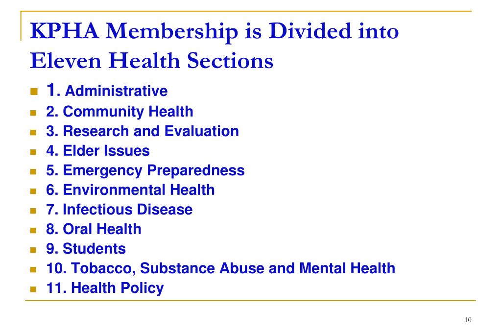 PPT - Welcome to the Kansas Public Health Association, the voice for ...