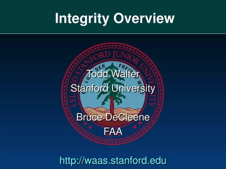 PPT - Integrity Overview PowerPoint Presentation, free download - ID ...