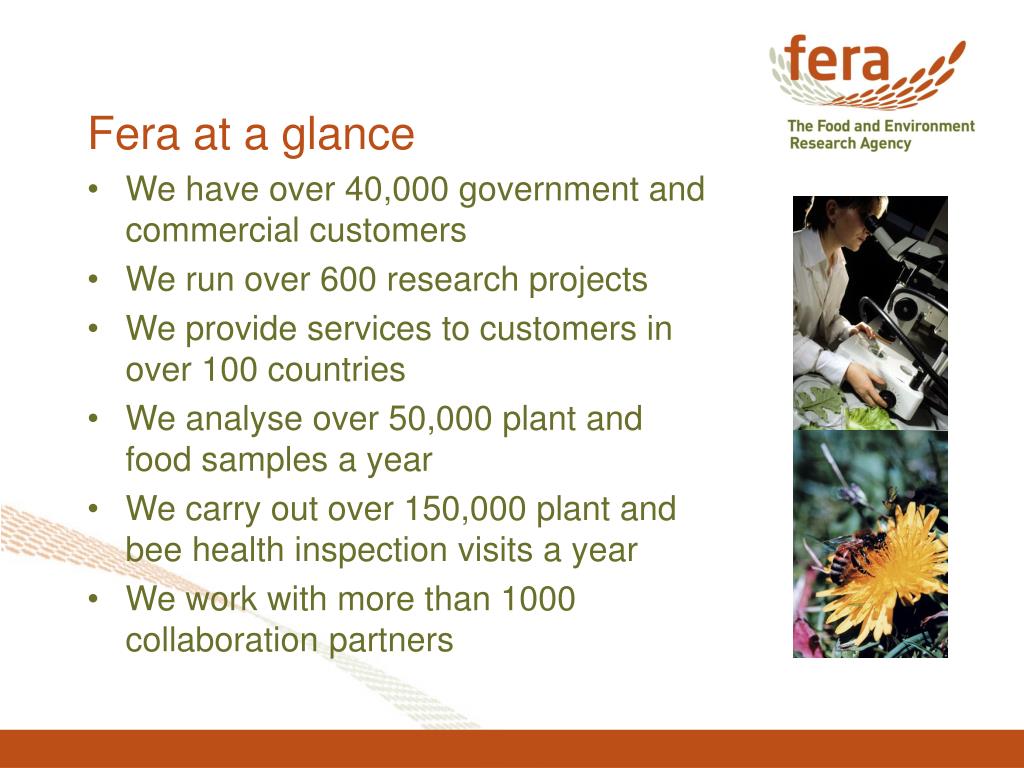 food and environment research agency (fera)