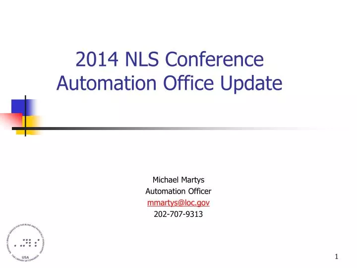 PPT 2014 NLS Conference Automation Office Update PowerPoint