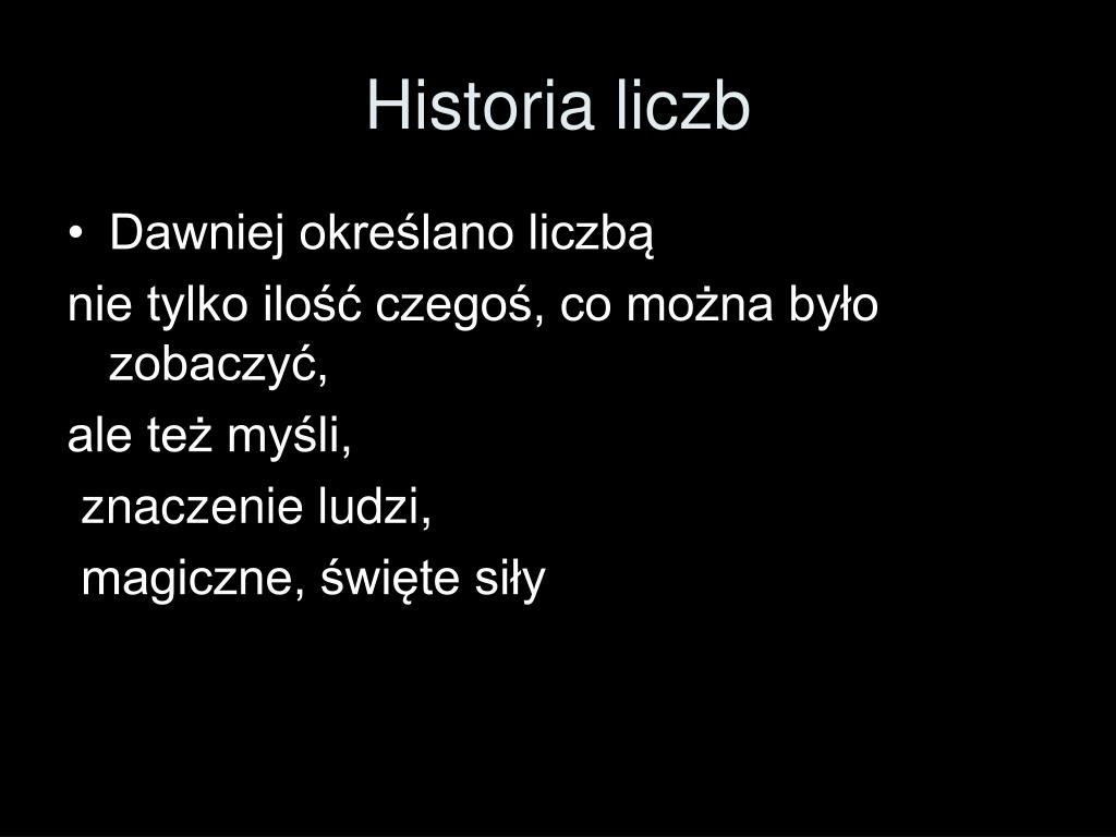 Ppt Historia Liczby Powerpoint Presentation Free Download Id4591942