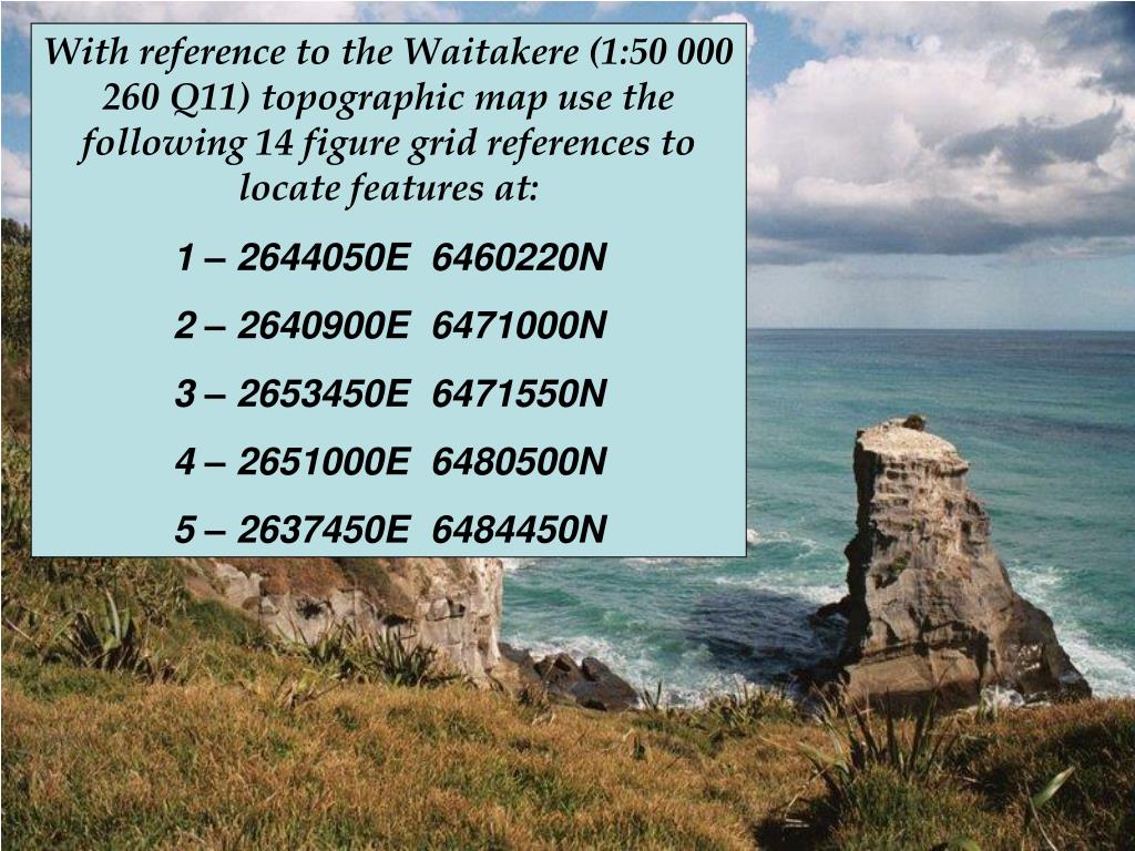 PPT How to read a 14 figure New Zealand Grid Reference PowerPoint Presentation ID4592280