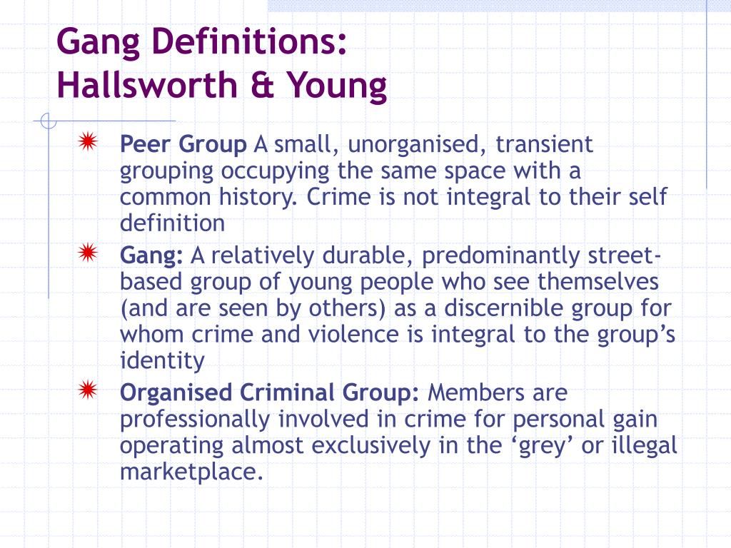 PPT Reluctant Gangsters Youth Gangs in Waltham Forest PowerPoint