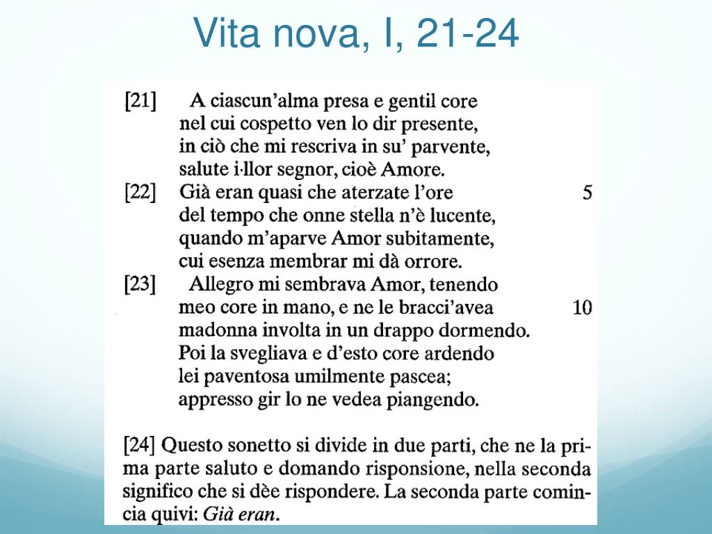 Di Cosa Parla La Vita Nova PPT - Vita nova PowerPoint Presentation, free download - ID:4592874