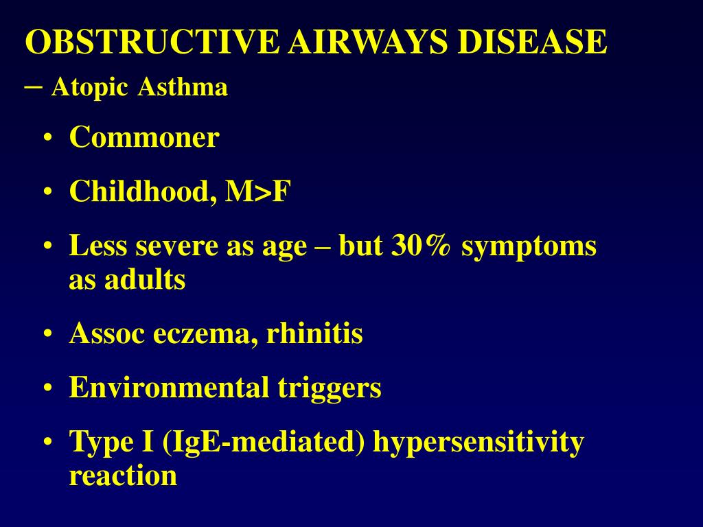 Reversible Obstructive Airway Disease