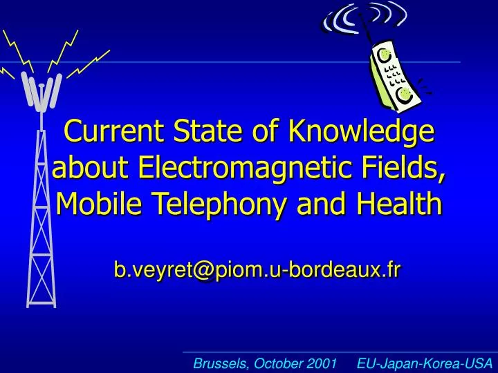current state of knowledge about electromagnetic fields mobile telephony and health n.