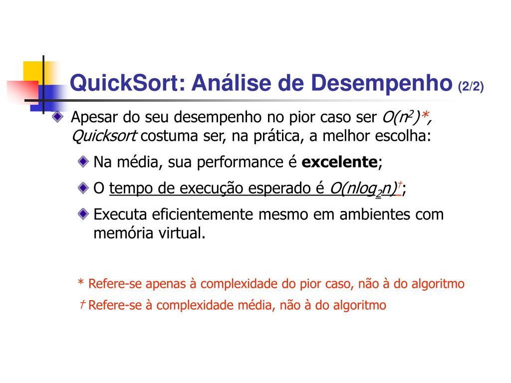 Complexidade de algoritmos e Classificação (Ordenação) de dados - ppt  carregar