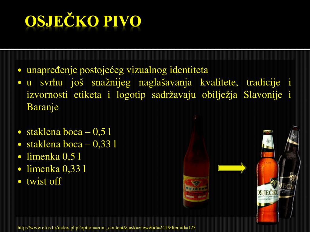PPT - Pozicioniranje osječkog piva na mađarsko tržište PowerPoint  Presentation - ID:4595556