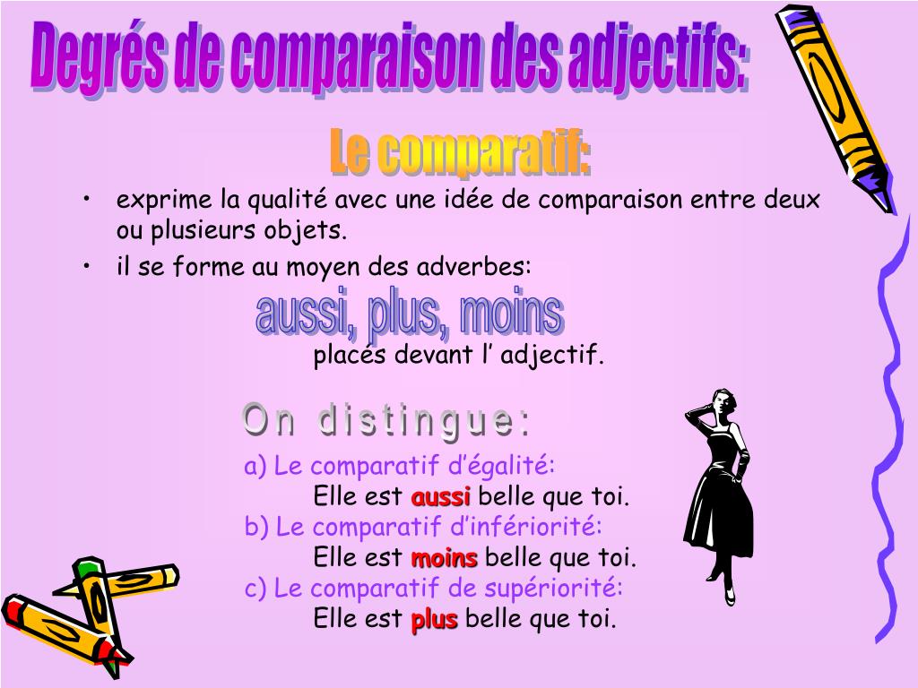 PPT  des adjectifs PowerPoint Presentation, free download  ID4596026