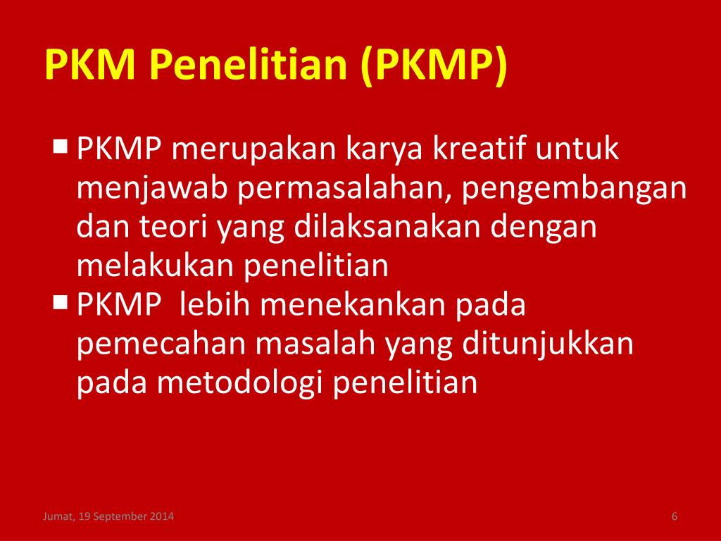PPT SOSIALISASI PROGRAM KREATIVITAS MAHASISWA PowerPoint Presentation