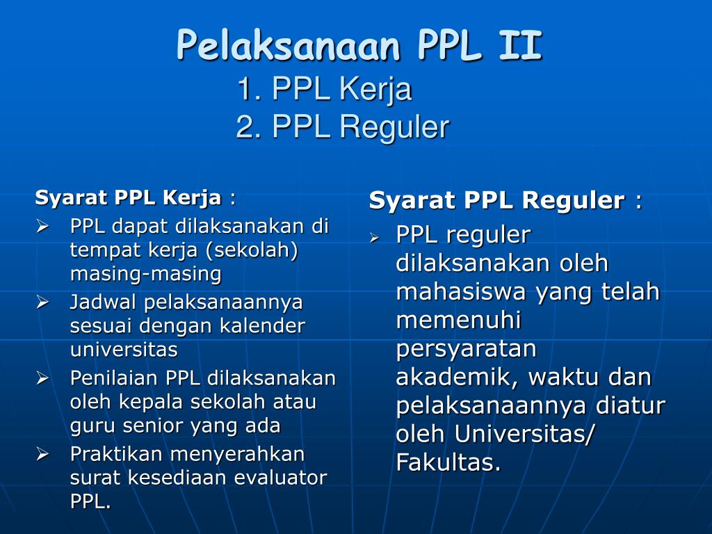 Ppt Mekanisme Kerja Ppl Powerpoint Presentation Id4597132