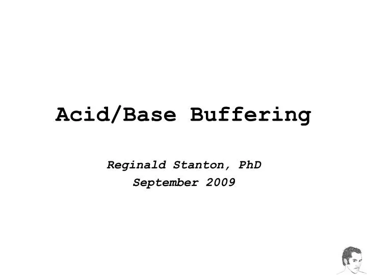acid base buffering n.