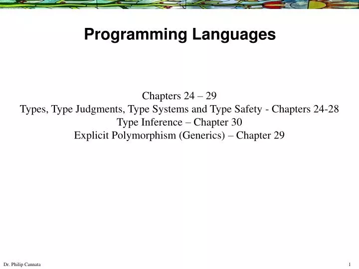 PPT - Programming Languages PowerPoint Presentation, free download - ID ...