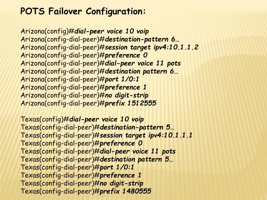 Conf configuration