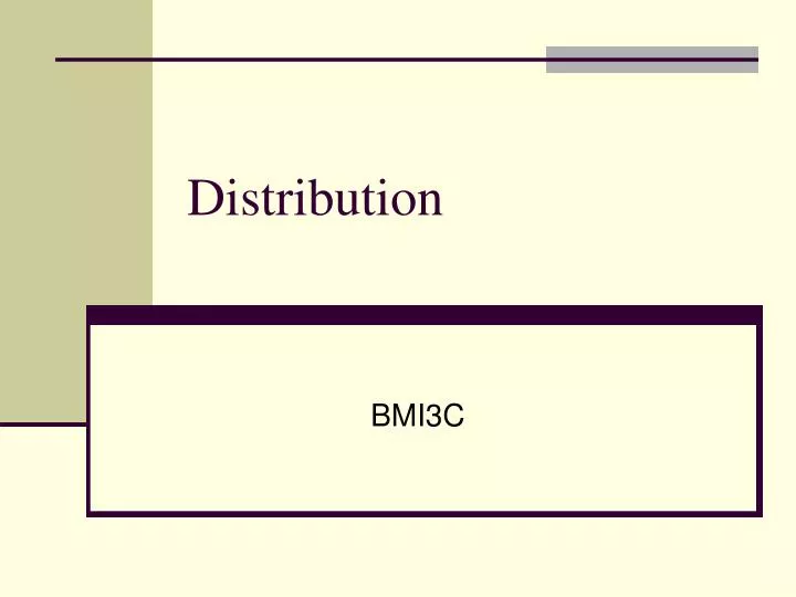 distribution n.