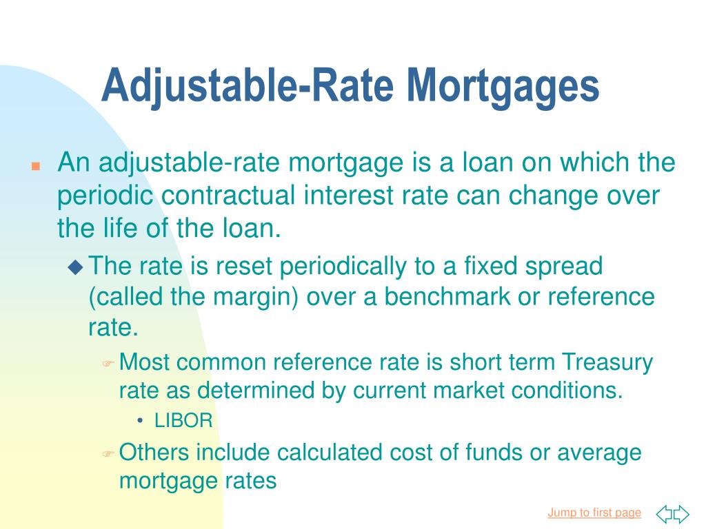 PPT AdjustableRate Mortgages PowerPoint Presentation, free download