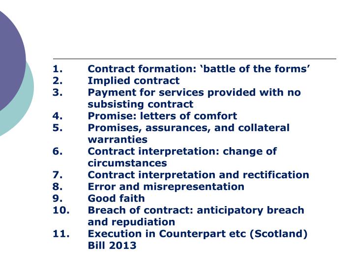 anticipatory breach of contract thesis A breach is material when it is so substantial that it defeats the object of the parties in making the contract the purpose of rescission is to restore the injured party to the position occupied before the contract was made. anticipatory breach of contract thesis A breach is material when it is so substantial that it defeats the object of the parties in making the contract the purpose of rescission is to restore the injured party to the position occupied before the contract was made.