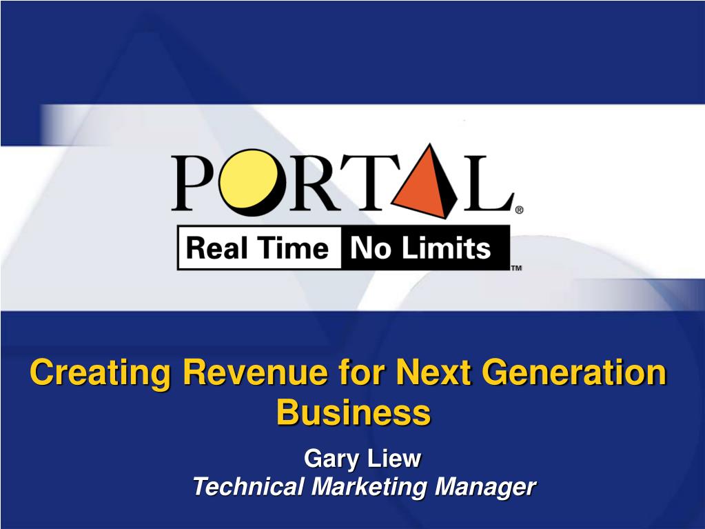 Ppt Creating Revenue For Next Generation Business Powerpoint Presentation Id