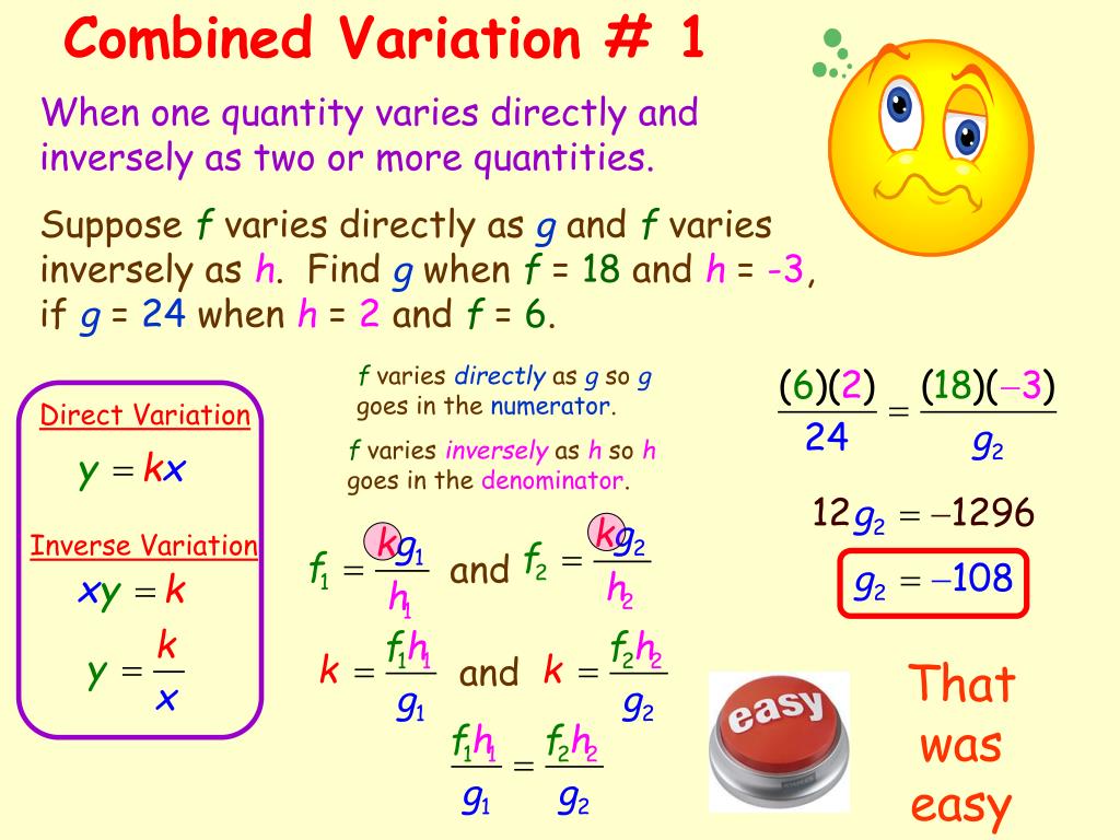 example assignable variation