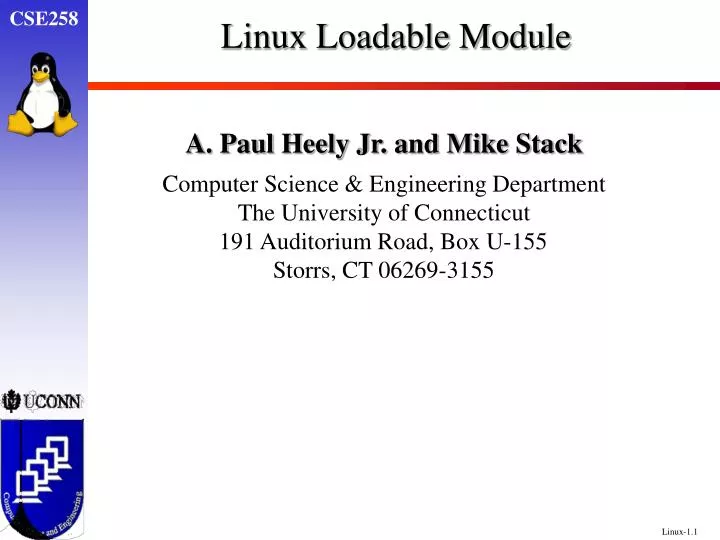 PPT - Linux Loadable Module PowerPoint Presentation, free download - ID ...