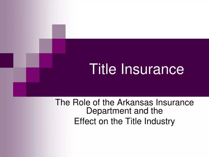 title insurance n.
