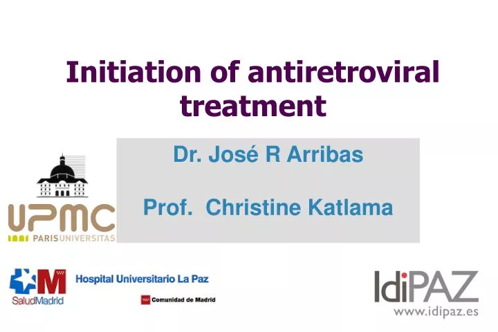 initiation of antiretroviral treatment n.