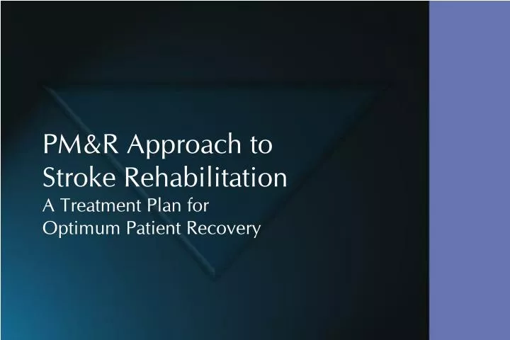 stroke rehabilitation ppt presentation Mirror therapy ppt.