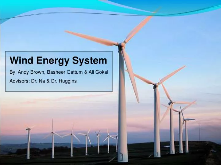 wind energy ppt presentation free download