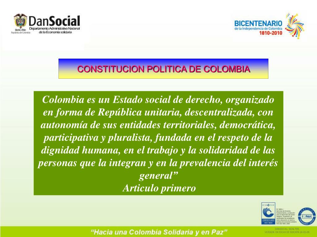 PPT - EVOLUCIÓN Y PERSPECTIVAS DEL SECTOR SOLIDARIO EN COLOMBIA ...